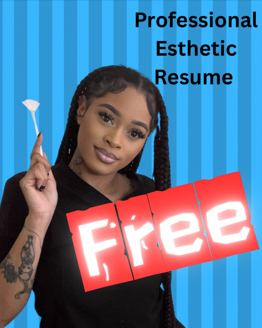 Building A Professional Esthetic Resume FREEBIE